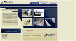 Desktop Screenshot of creativemodelshop.com